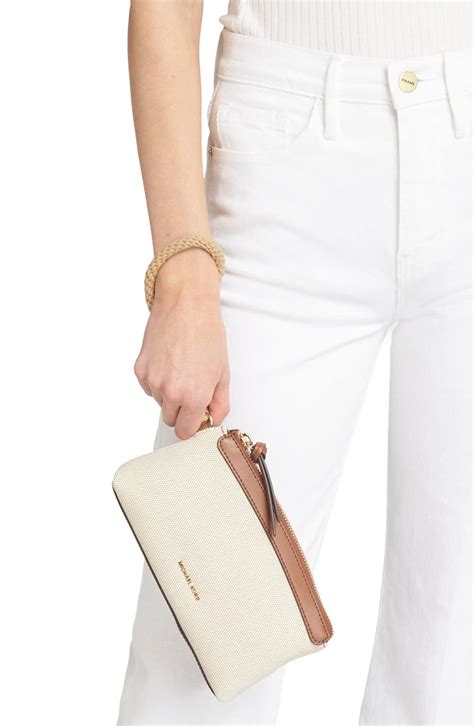 michael kors velvet purse|michael kors small wristlet.